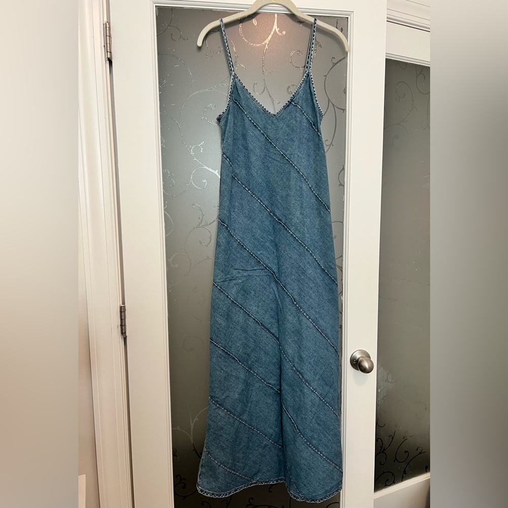 Zara Blue Denim Dress